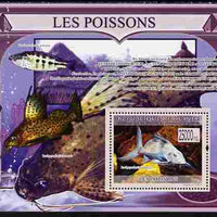 Guinea - Conakry 2009 Fish perf s/sheet unmounted mint