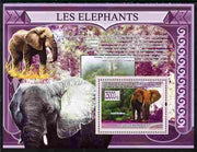 Guinea - Conakry 2009 Elephants perf s/sheet unmounted mint