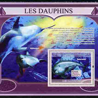 Guinea - Conakry 2009 Dolphins perf s/sheet unmounted mint