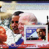 Guinea - Conakry 2009 Barack Obama perf s/sheet unmounted mint