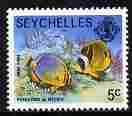 Seychelles 1977 Reef Fish 5c def without imprint date unmounted mint, SG 404A