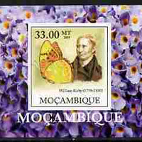 Mozambique 2009 William Kirby Butterflies & Insects #3 individual imperf deluxe sheetlet unmounted mint. Note this item is privately produced and is offered purely on its thematic appeal