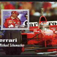 Somalia 2003 Ferrari Cars - Michael Schumacher #2 perf m/sheet unmounted mint