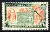 Cook Islands 1949-61 Captain Cook & Map 1d unmounted mint, SG 151