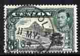 Ceylon 1938-49 KG6 Adam's Peak 3c P13.5x13.5 cds used SG 387a