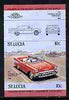 St Lucia 1984 Cars #1 (Leaders of the World) 10c Chevrolet Bel Air 1957 se-tenant pair imperf from limited printing unmounted mint as SG 705a