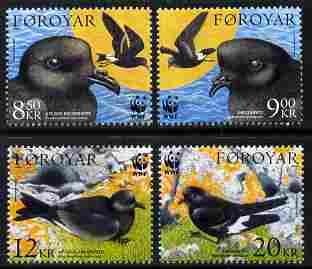 Faroe Islands 2005 WWF - Petrels perf set of 4 unmounted mint, SG 479-82