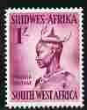 South West Africa 1954 Ovambu Woman 1s from def set unmounted mint, SG 160