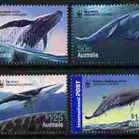 Australia 2006 WWF - Endangered Species - Whales perf set of 4 unmounted mint SG 2659-62