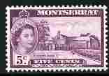 Montserrat 1953-62 QEII St Anthony's Church 5c reddish-lilac unmounted mint SG 141