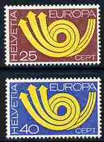 Switzerland 1973 Europa perf set of 2 unmounted mint SG 867-68