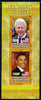 Djibouti 2010 Famous Scouts - Bill Clinton & Barack Obama imperf sheetlet containing 2 values unmounted mint