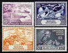 Singapore 1949 KG6 75th Anniversary of Universal Postal Union set of 4 unmounted mint, SG 33-36