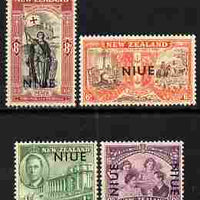 Niue 1946 KG6 Peace set of 4 unmounted mint, SG 98-101