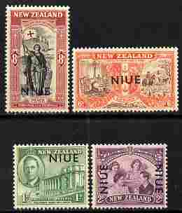 Niue 1946 KG6 Peace set of 4 unmounted mint, SG 98-101