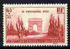 France 1938 20th Anniversary of Armistice 65c + 35c unmounted mint SG 618