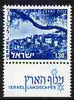 Israel 1971-79 Landscapes £1.30 Zefat with one phosphor band unmounted mint with tab SG 508apa