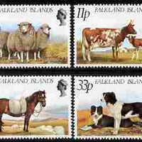 Falkland Islands 1981 Farm Animals perf set of 4 unmounted mint SG 392-5