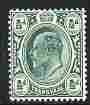 Transvaal 1905-09 KE7 1/2d deep green MCA unmounted mint SG 273a