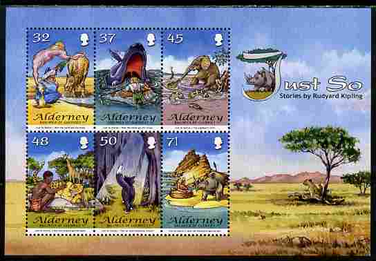 Guernsey - Alderney 2007 Rudyard Kipling's Just So Stories perf m/sheet unmounted mint SG MS A328