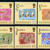 Guernsey 2004 800th Anniversary of Allegiance to England perf set of 6 unmounted mint, SG 1038-43