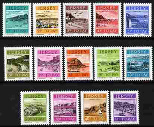 Jersey 1982 Postage Due set of 14 complete unmounted mint, SG D21-32