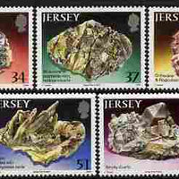 Jersey 2007 Minerals perf set of 5 unmounted mint, SG 1294-98