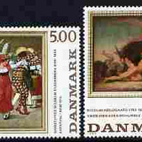 Denmark 1984 Paintings perf set of 2 unmounted mint SG 790-91