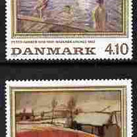 Denmark 1988 Paintings perf set of 2 unmounted mint SG 876-77