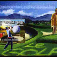 Guinea - Conakry 2010 Passion for Golf perf m/sheet unmounted mint