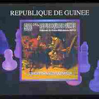 Guinea - Conakry 2010 The Passion of Chess #06 individual imperf deluxe sheet unmounted mint. Note this item is privately produced and is offered purely on its thematic appeal