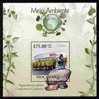 Mozambique 2010 The Environment - Global Warming perf m/sheet unmounted mint Michel BL 314