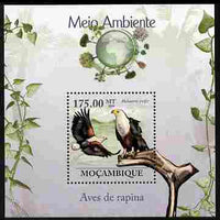 Mozambique 2010 The Environment - Raptors perf m/sheet unmounted mint Michel BL 294