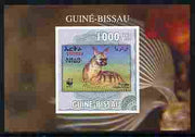 Guinea - Bissau 2010 WWF - Stamp On Stamp #5 - Protele (Eritrea) individual imperf deluxe sheet unmounted mint. Note this item is privately produced and is offered purely on its thematic appeal