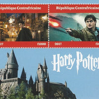 Central African Republic 2017 Harry Potter perf sheetlet containing 2 values unmounted mint. Note this item is privately produced and is offered purely on its thematic appeal