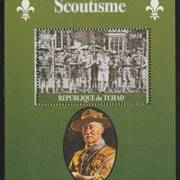 Chad 2016 Scouting perf s/sheet containing 1 value unmounted mint. Note this item is privately produced and is offered purely on its thematic appeal. .