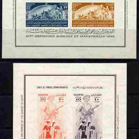 Egypt 1949 Agricultural & Industrial Exhibition set of 2 imperf m/sheets unmounted mint, SG MS 357