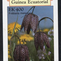 Equatorial Guinea 1977 Flowers 400ek imperf m/sheet unmounted mint