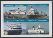 Madagascar 2020 Shipping imperf sheetlet containing 4 values unmounted mint. Note this item is privately produced and is offered purely on its thematic appeal, it has no postal validity