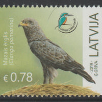 Latvia 2019 Lesser Spotted Eagle unmounted mint