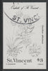 St Vincent 1985 Orchids $3 imperf proof in black only, fine used with part St Vincent cancellation, produced for a promotion. Ex Format International archives (as SG 853)