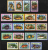 Tuvalu 1981 Fish definitive set complete 19 values overprinted OFFICIAL unmounted mint, SG O1-19