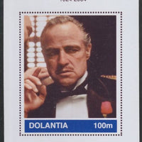 Dolantia (Fantasy) Marlon Brando imperf deluxe sheetlet on glossy card (75 x 103 mm) unmounted mint