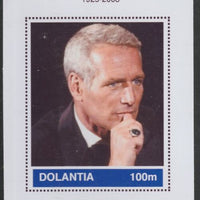 Dolantia (Fantasy) Paul Newman imperf deluxe sheetlet on glossy card (75 x 103 mm) unmounted mint