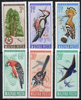 Hungary 1966 Protection of Birds perf set of 6 unmounted mint, SG 2184-89, Mi 2231-36