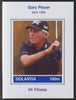 Dolantia (Fantasy) Gary Player imperf deluxe sheetlet on glossy card (75 x 103 mm) unmounted mint