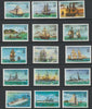 Turks & Caicos Islands 1983 Ships def set Perf 14 complete, 15 values unmounted mint, SG 769-83