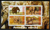 Burundi 2011 Fauna of the World - Elephants perf sheetlet containing 4 values unmounted mint