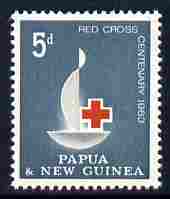 Papua New Guinea 1963 Red Cross Centenary 5d unmounted mint SG 46