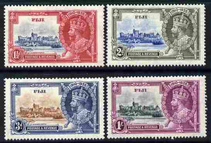 Fiji 1935 KG5 Silver Jubilee set of 4, mounted mint SG 242-5